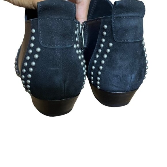 Anine Bing Low Charlie Suede Leather Studded Boot Women Size 37 - Picture 7 of 11